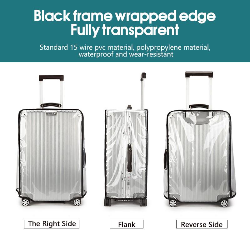 Travel Transparent Luggage Cov - Luggage Protective Cover Transparent 评论和价格