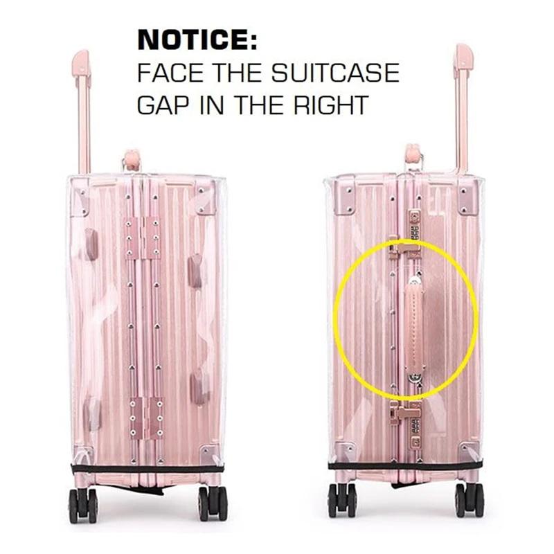 1Pc Clear PVC Suitcase Protect - Luggage Protective Cover Transparent 评论和价格
