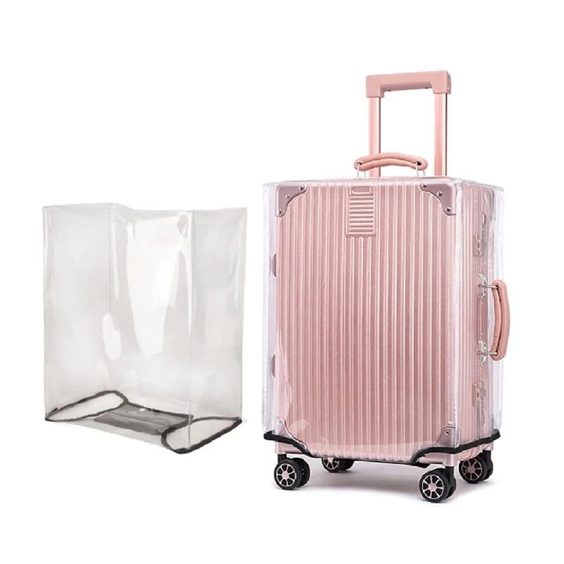 1Pc Clear PVC Suitcase Protect - Luggage Protective Cover Transparent 评论和价格