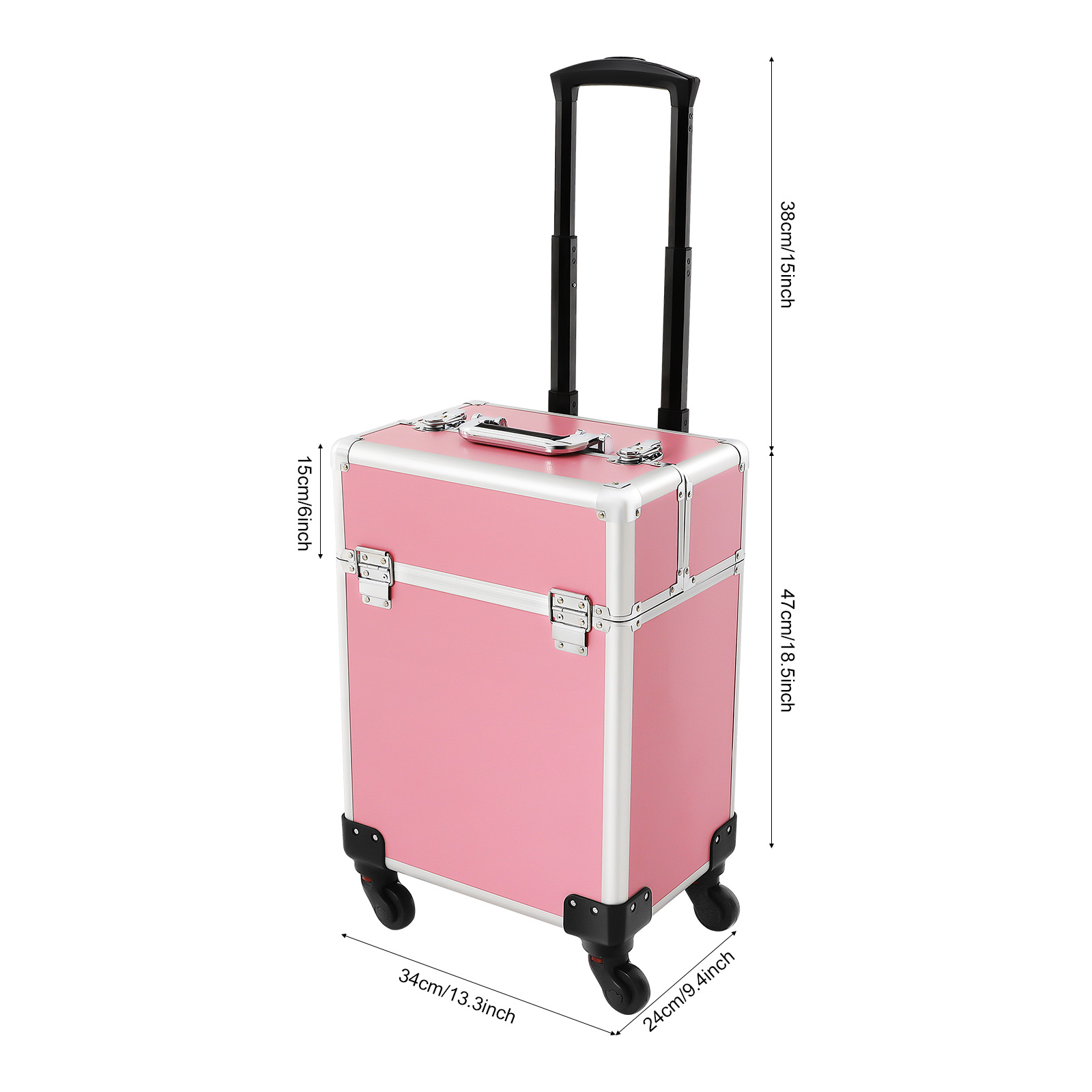 Rolling Makeup Train Case Cosm - Travel Bags 评论和价格