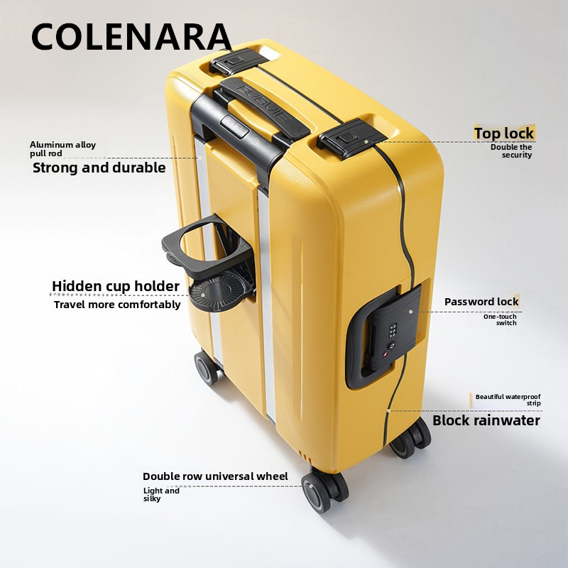 COLENARA Luggage Travel Bag 20 - Spinner Wheel Rolling Suitcase 20 Inch 评论和价格