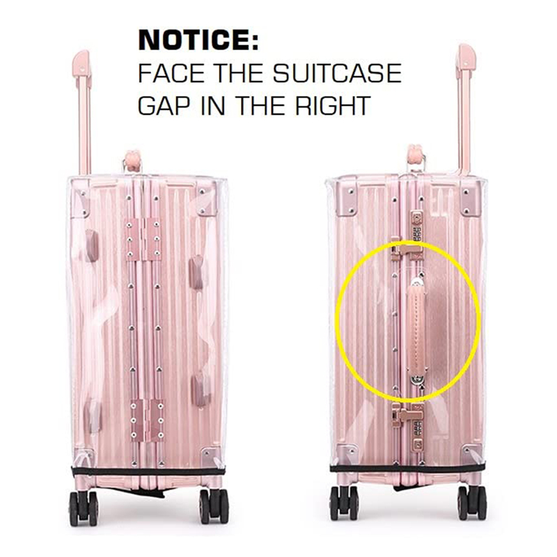 18-30 Inch Suitcase PVC Cover  - Luggage Protective Cover Transparent 评论和价格