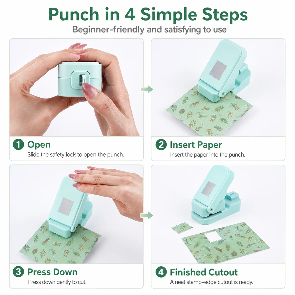 Postage Stamp Edge Paper Punch - Handbags 评论和价格