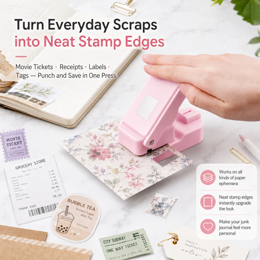 Postage Stamp Edge Paper Punch - Handbags 评论和价格