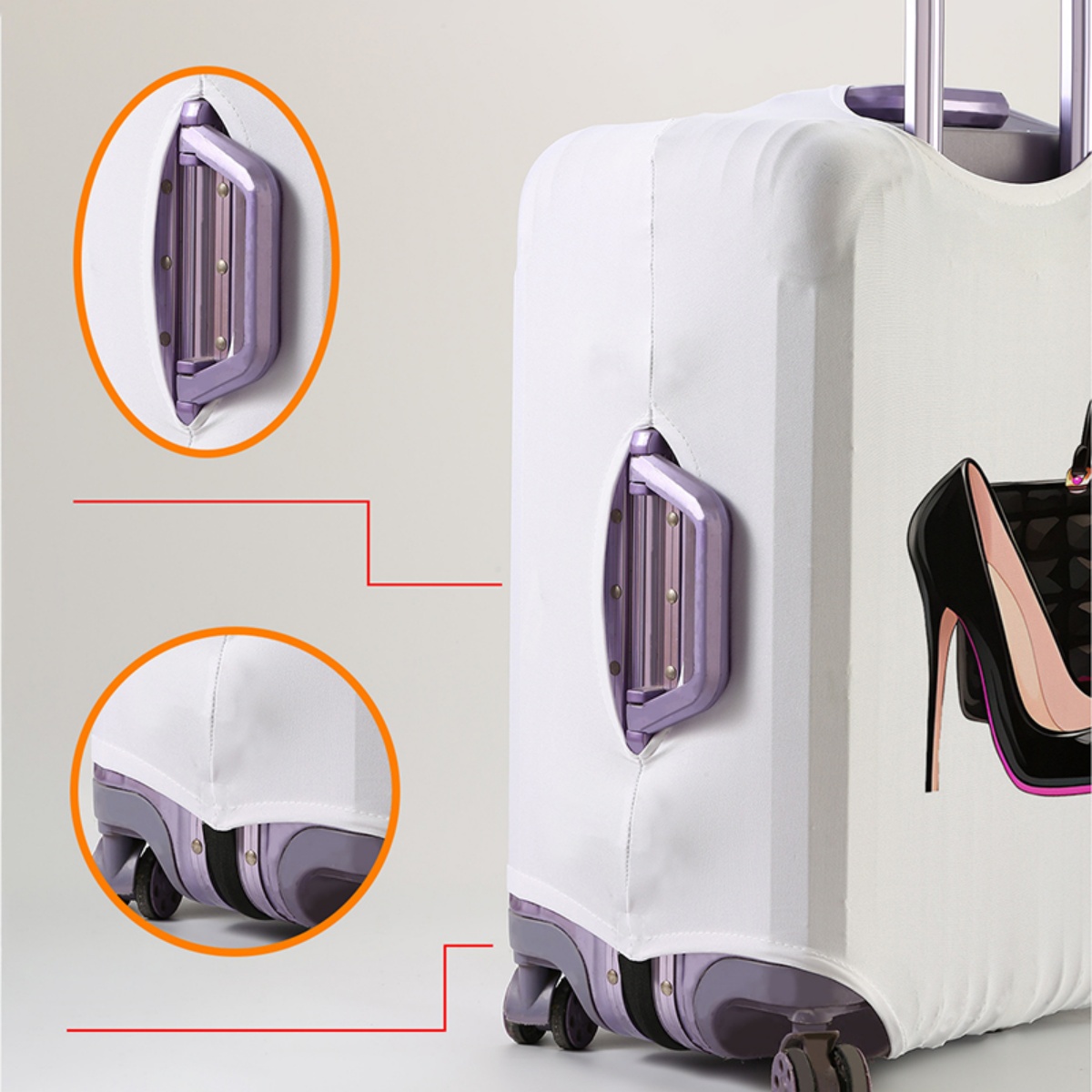 Luggage Cover Protector Elasti - Waterproof Suitcase Cover Protector 评论和价格