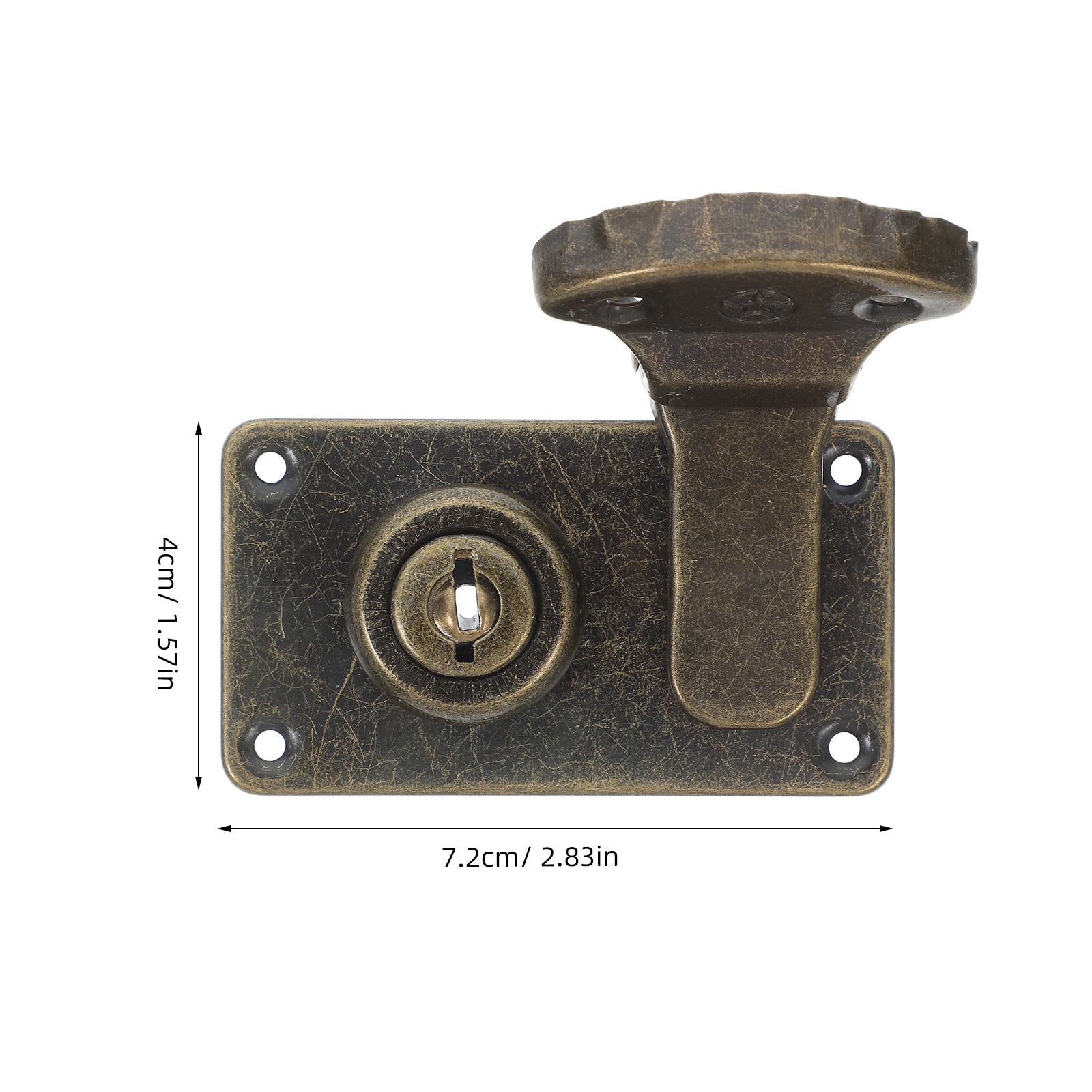 2Pcs Retro Suitcase Lock Hasps - Retro Vintage Trunk Suitcase 评论和价格
