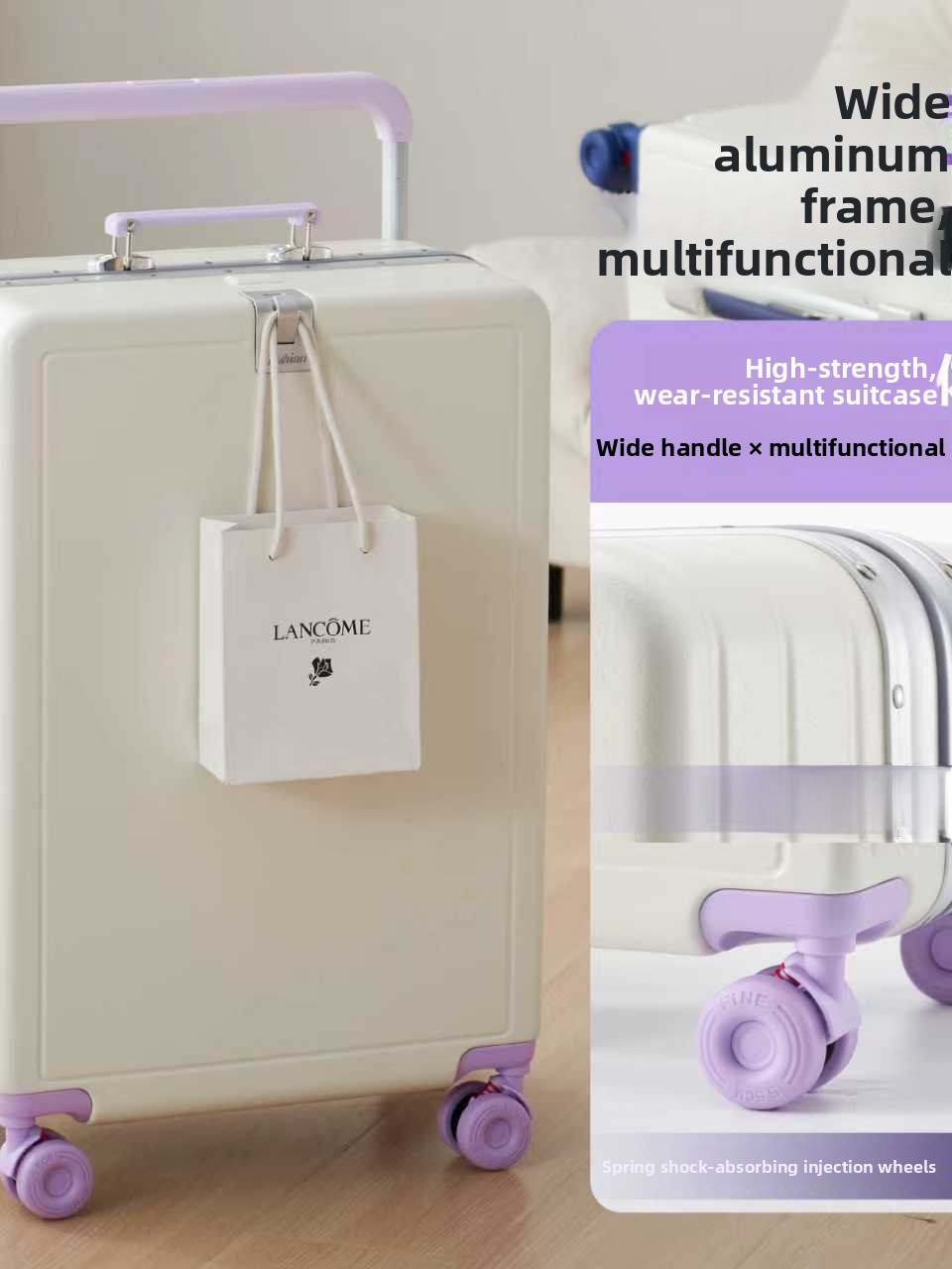 New Large Capacity Aluminum Fr - Aluminum Frame Carry On Luggage 评论和价格