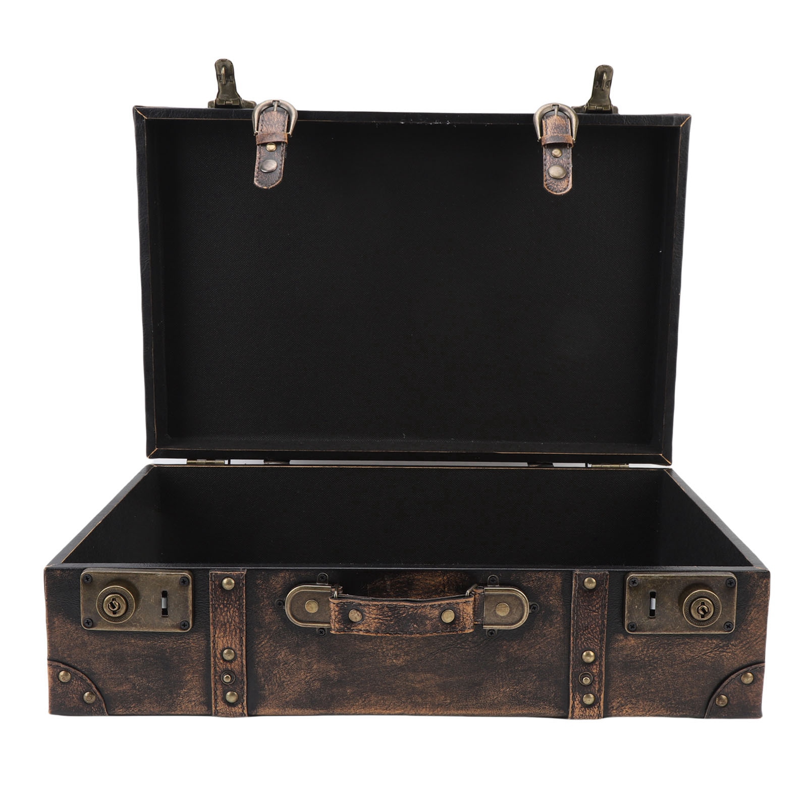 Vintage Suitcase Box Travel St - Retro Vintage Trunk Suitcase 评论和价格