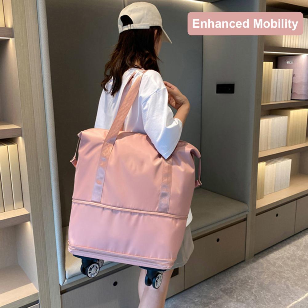 Expandable Travel Bag Expandab - Foldable Rolling Luggage Bag 评论和价格