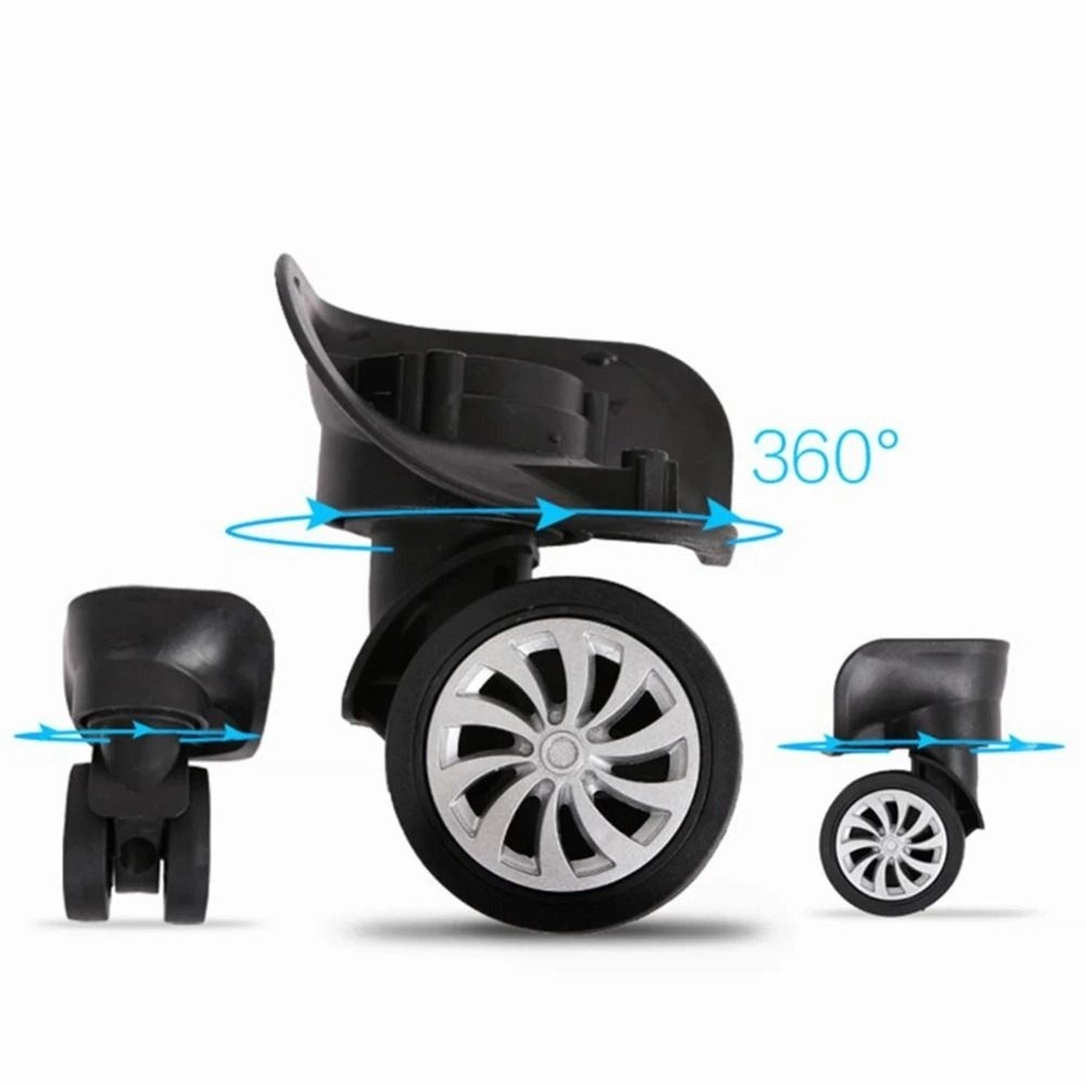 4Pcs Universal Luggage Suitcas - Silent Replacement Luggage Wheels 评论和价格