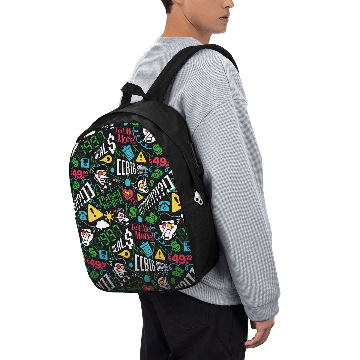 Deltarune SPAMTON G Backpack T - Travel Bags 评论和价格