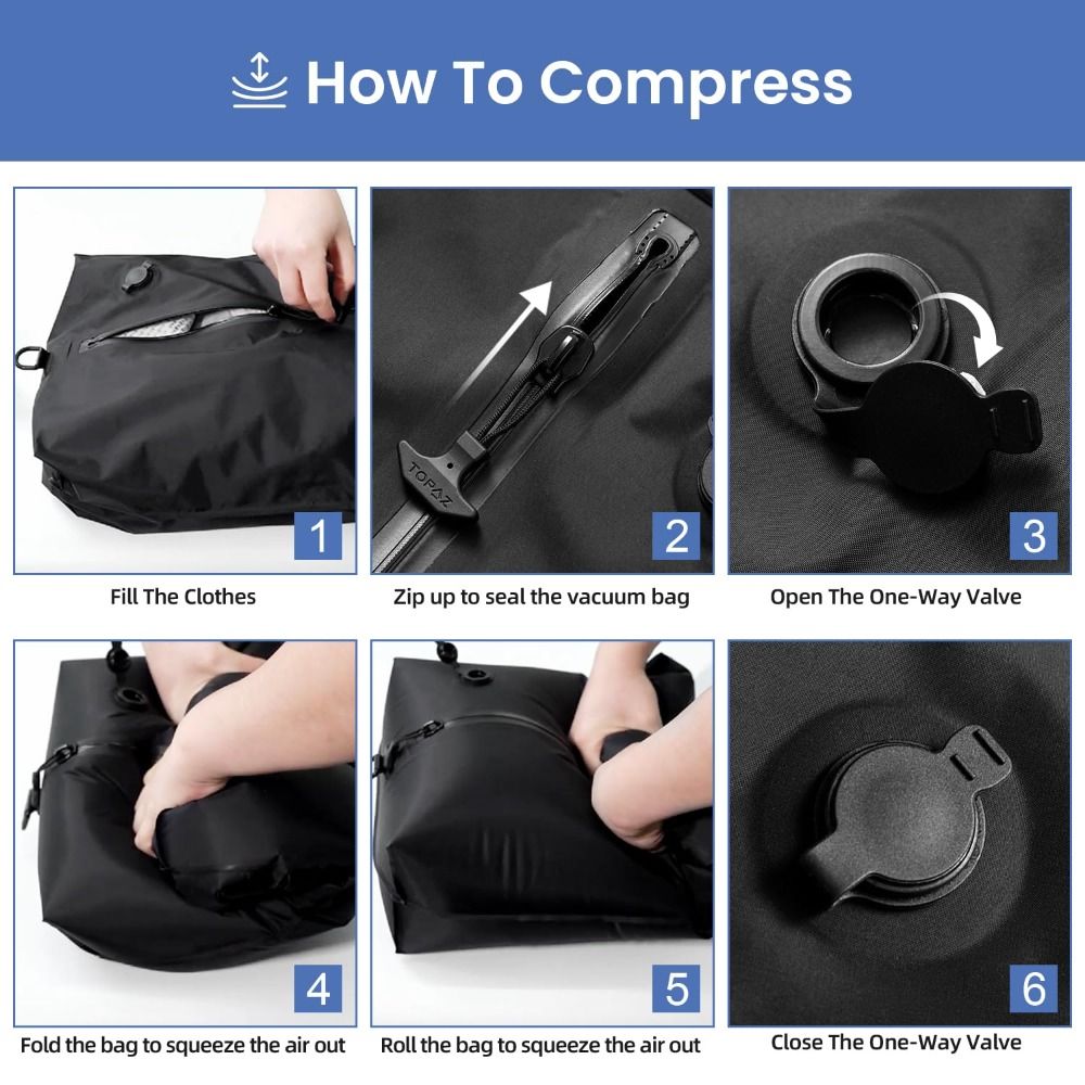 Reusable Vacuum Bags for Trave - Luggage 评论和价格