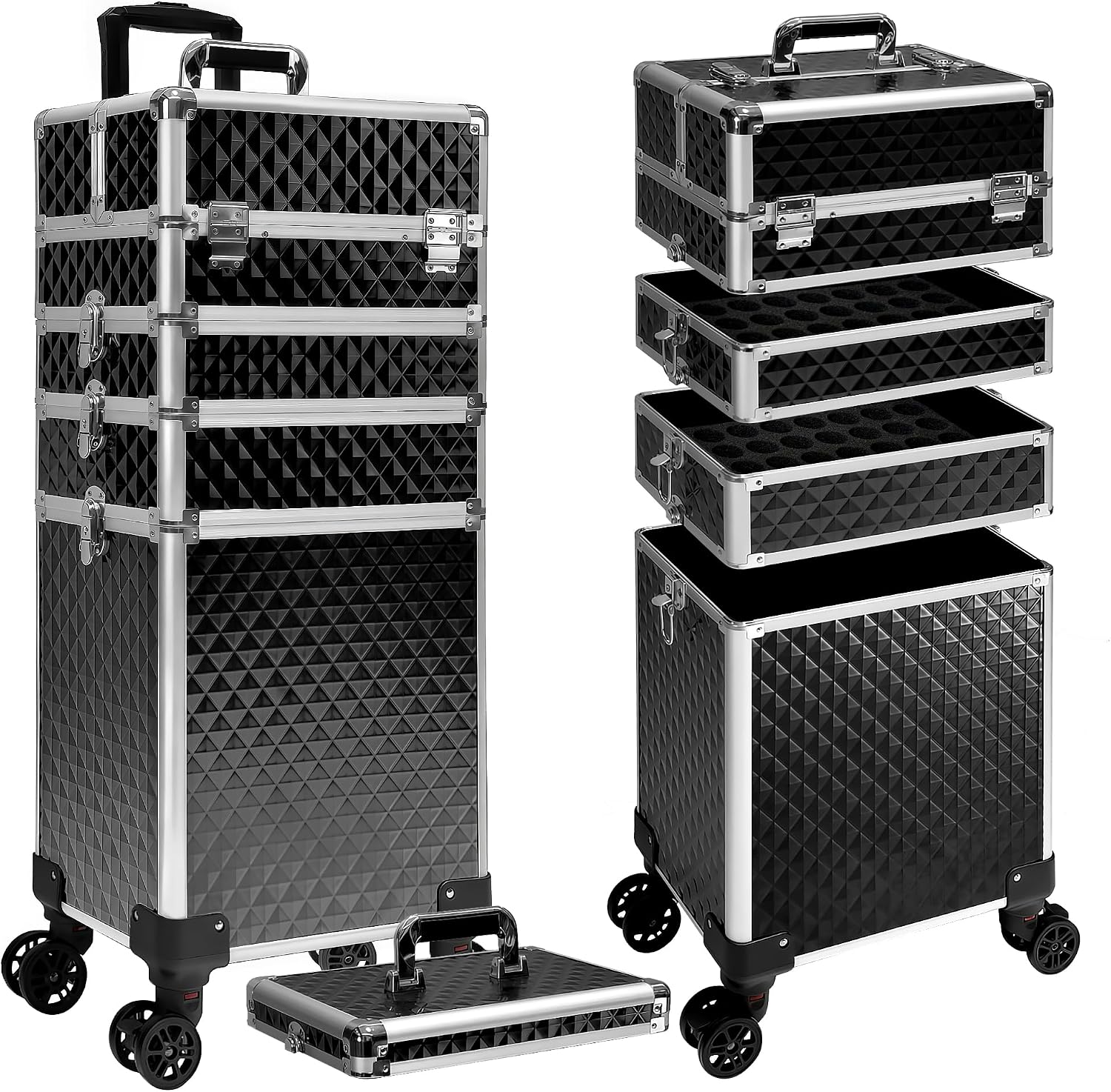 Rolling Makeup Train Case, Cos - Luggage 评论和价格
