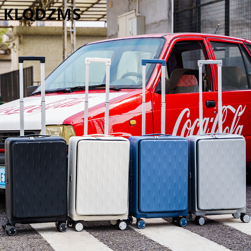 KLQDZMS Travel Luggage Front O - Front Opening Laptop Luggage 24 Inch 评论和价格