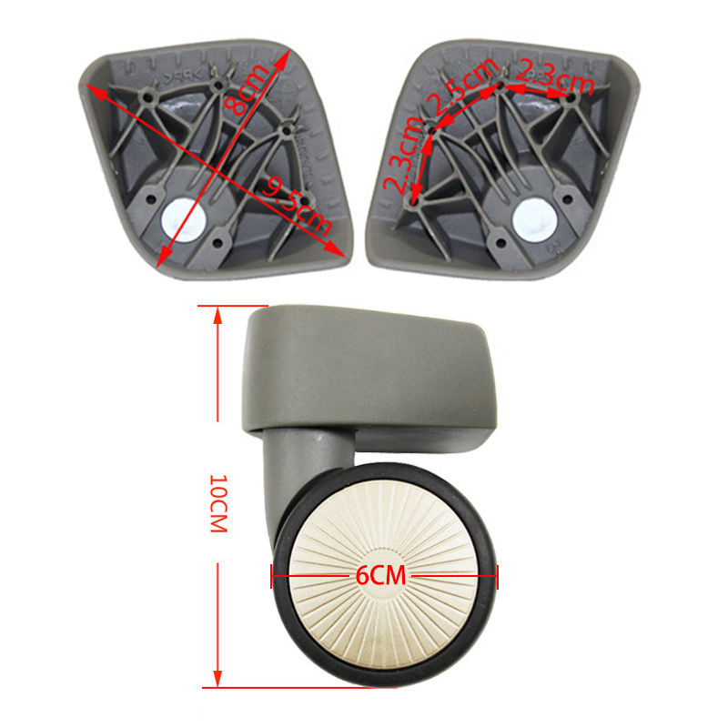 For Samsonite JY103 JY105 JY10 - Silent Replacement Luggage Wheels 评论和价格