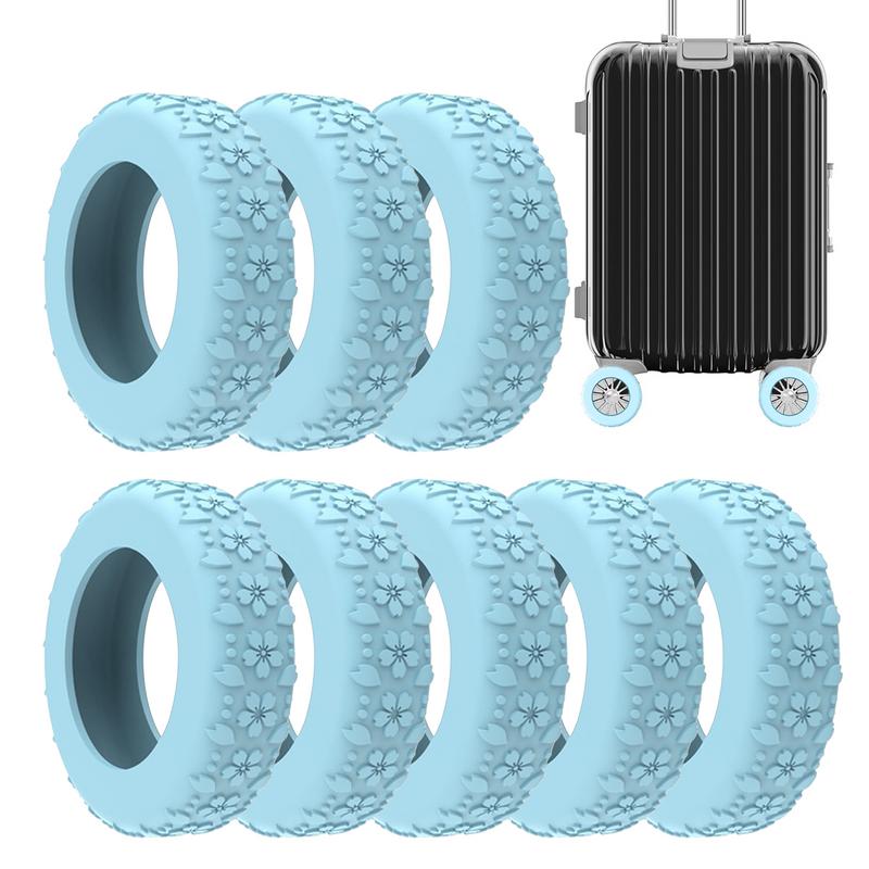 Luggage Wheel Covers 8X Silico - Waterproof Suitcase Cover Protector 评论和价格