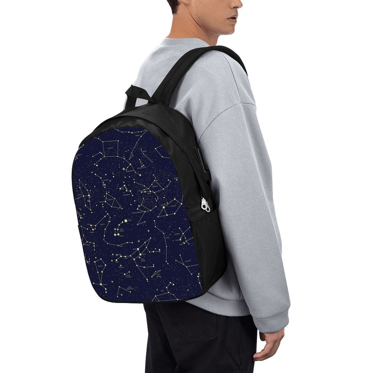 Night Sky Golden Celestial Sta - Travel Bags 评论和价格