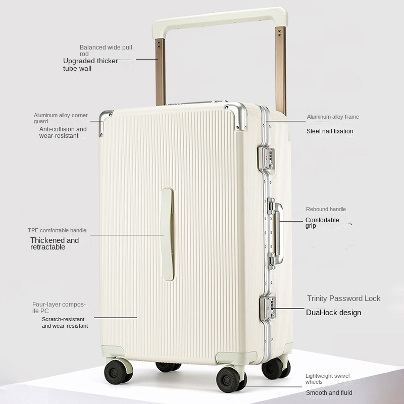 New 28-inch Wide-handle Suitca - Spinner Wheel Rolling Suitcase 20 Inch 评论和价格