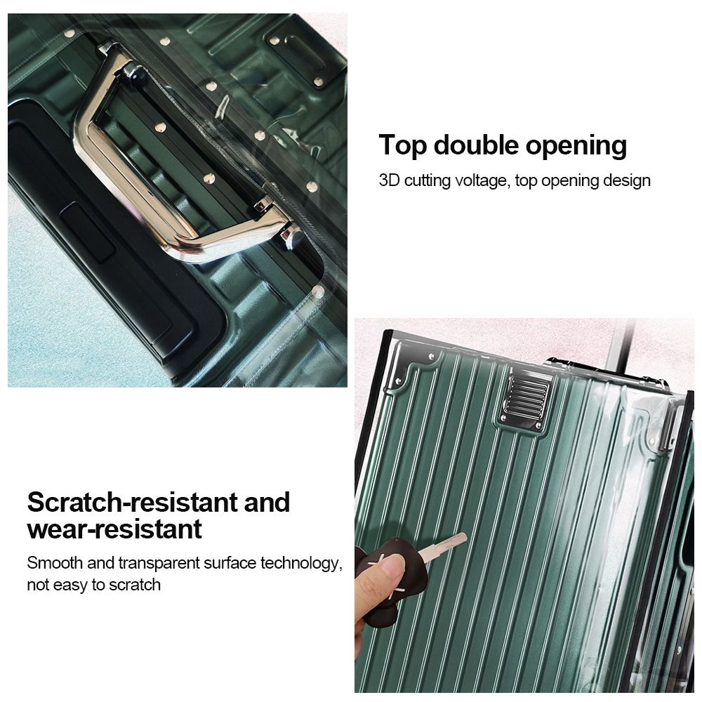 Durable Full Transparent Lugga - Waterproof Suitcase Cover Protector 评论和价格