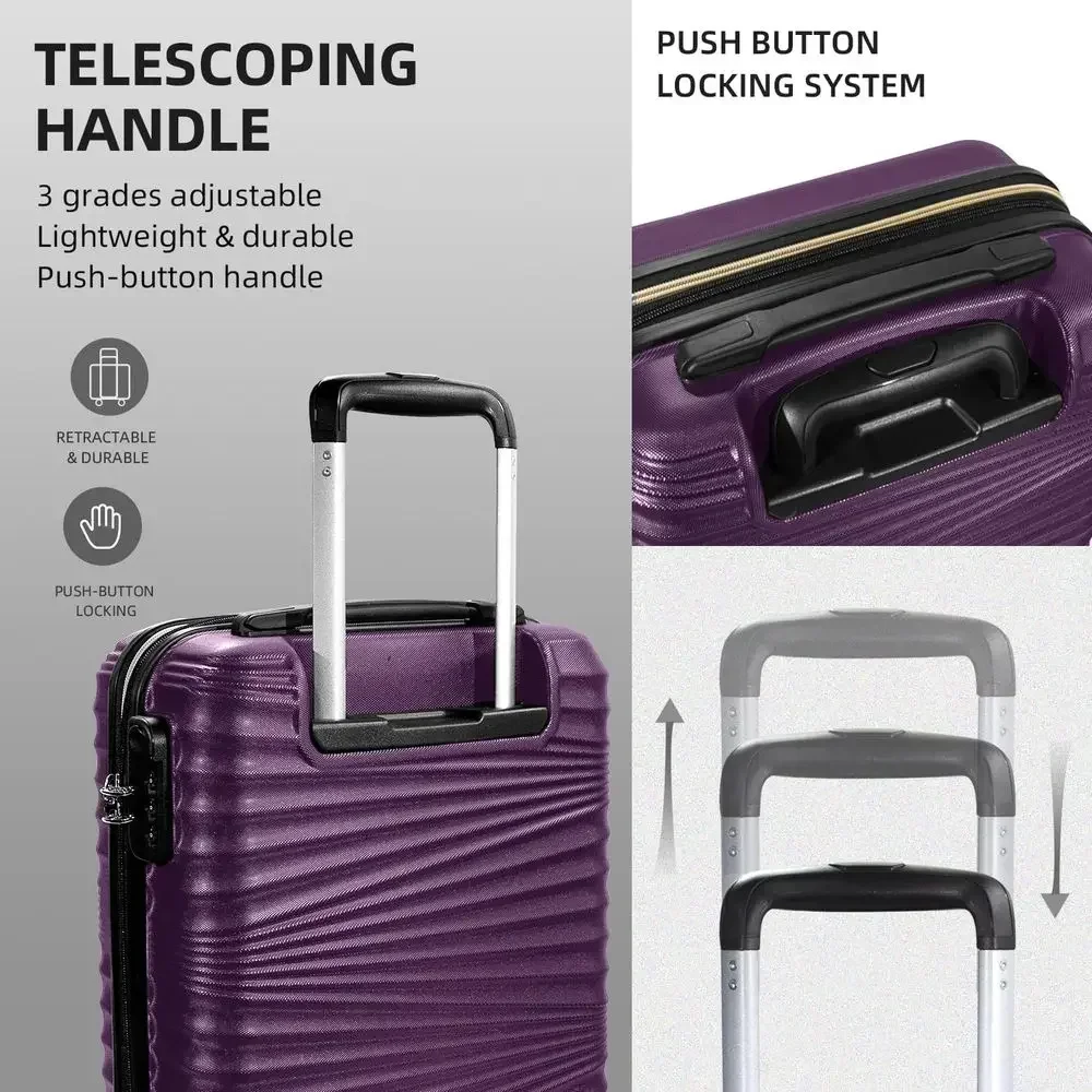 5-Piece Hard Shell Expandable  - Expandable Hard Shell Luggage Set 评论和价格