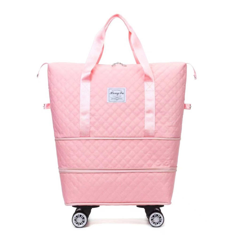 New Oxford Cloth Duffle Pack L - Foldable Rolling Luggage Bag 评论和价格