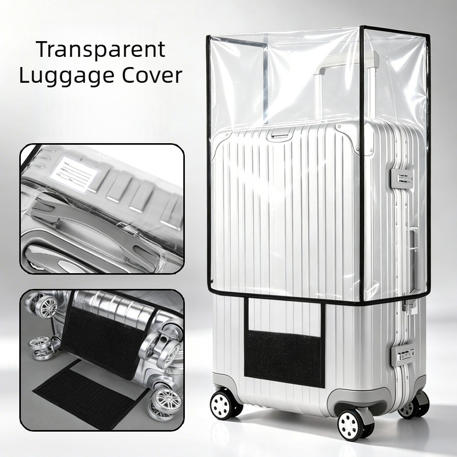 Transparent PVC Luggage Cover  - Luggage Protective Cover Transparent 评论和价格