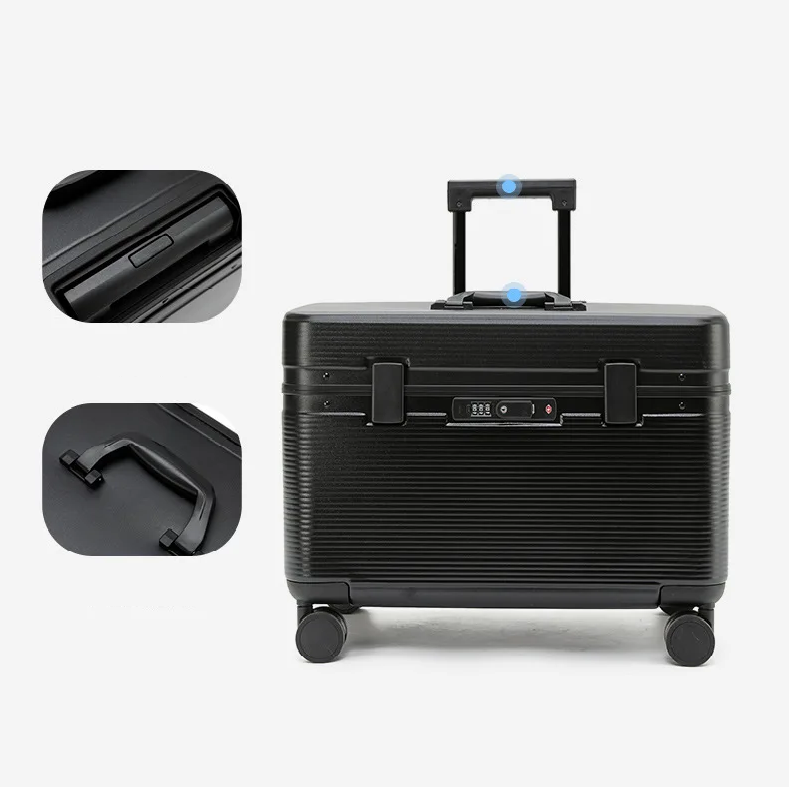 Bunnyfly Captain's Travel Case - Aluminum Frame Carry On Luggage 评论和价格