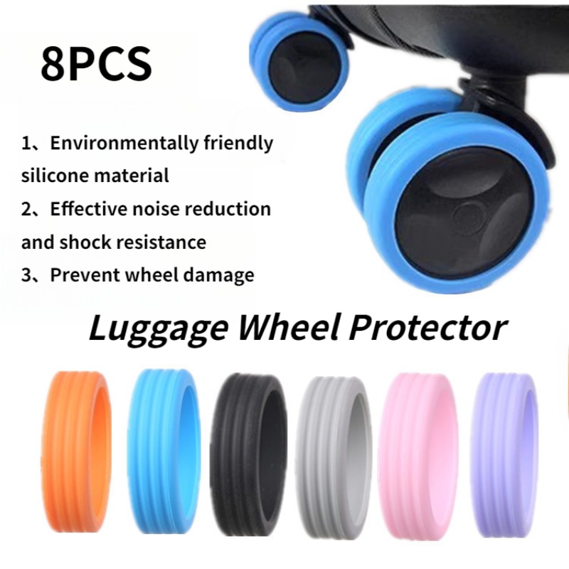 8Pcs Silent Luggage Wheel Rubb - Silent Replacement Luggage Wheels 评论和价格