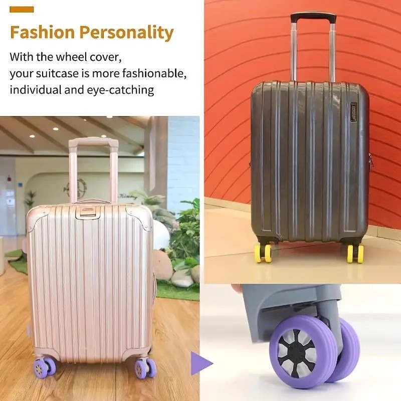 8Pcs Silent Luggage Wheel Rubb - Silent Replacement Luggage Wheels 评论和价格