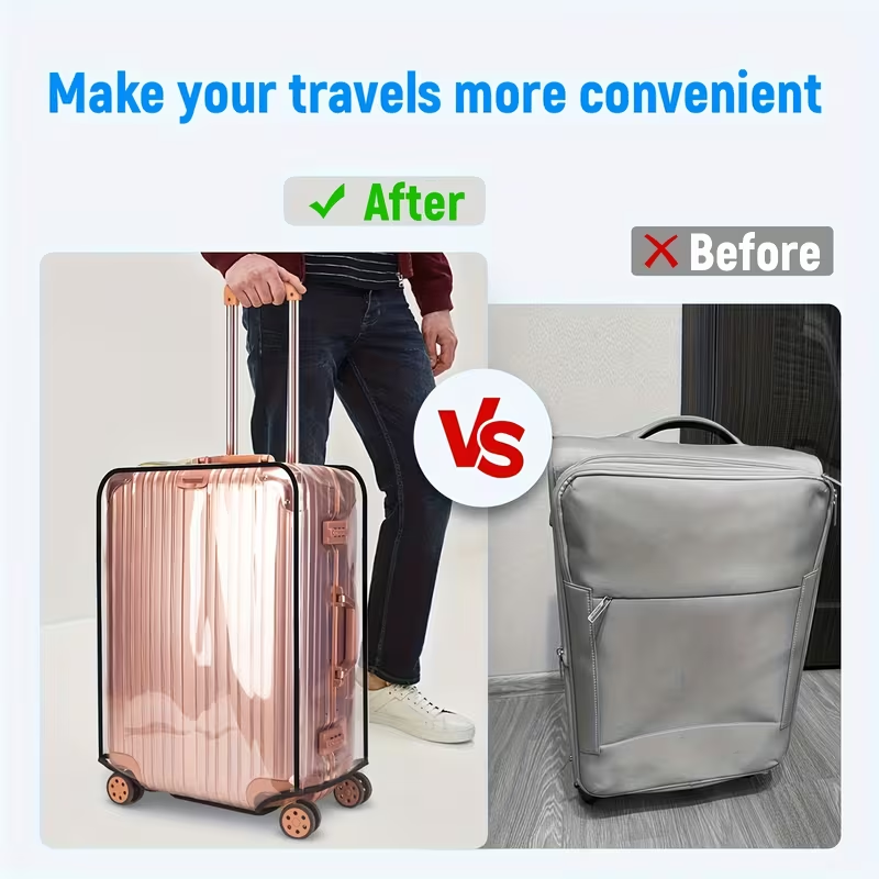 Transparent Luggage Cover - Wa - Luggage Protective Cover Transparent 评论和价格
