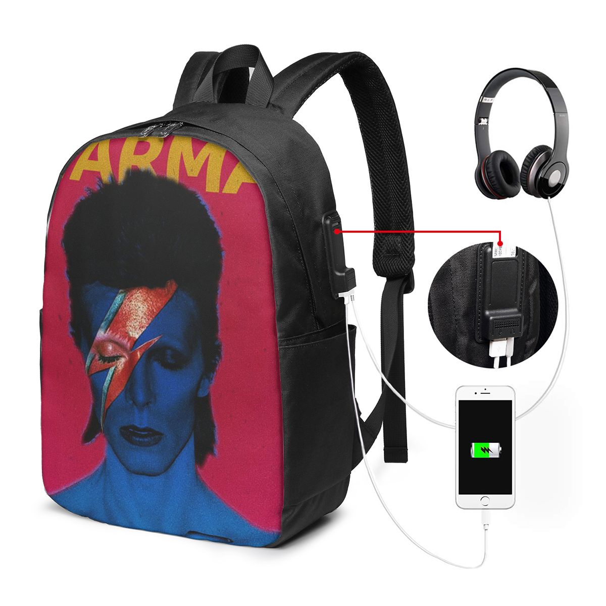 Davids Bowied Backpack Travel  - Travel Bags 评论和价格