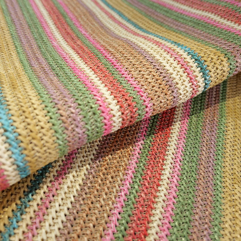 1yard Colorful Strip Pp Straw  - Handbags 评论和价格