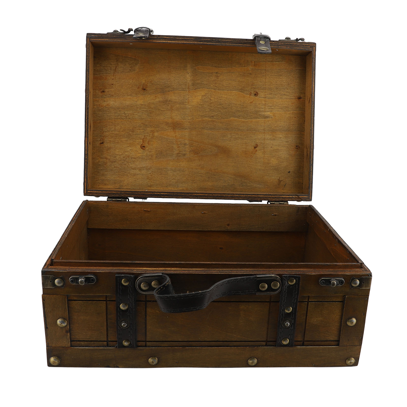 Retro Suitcase Synthetic Wood  - Retro Vintage Trunk Suitcase 评论和价格