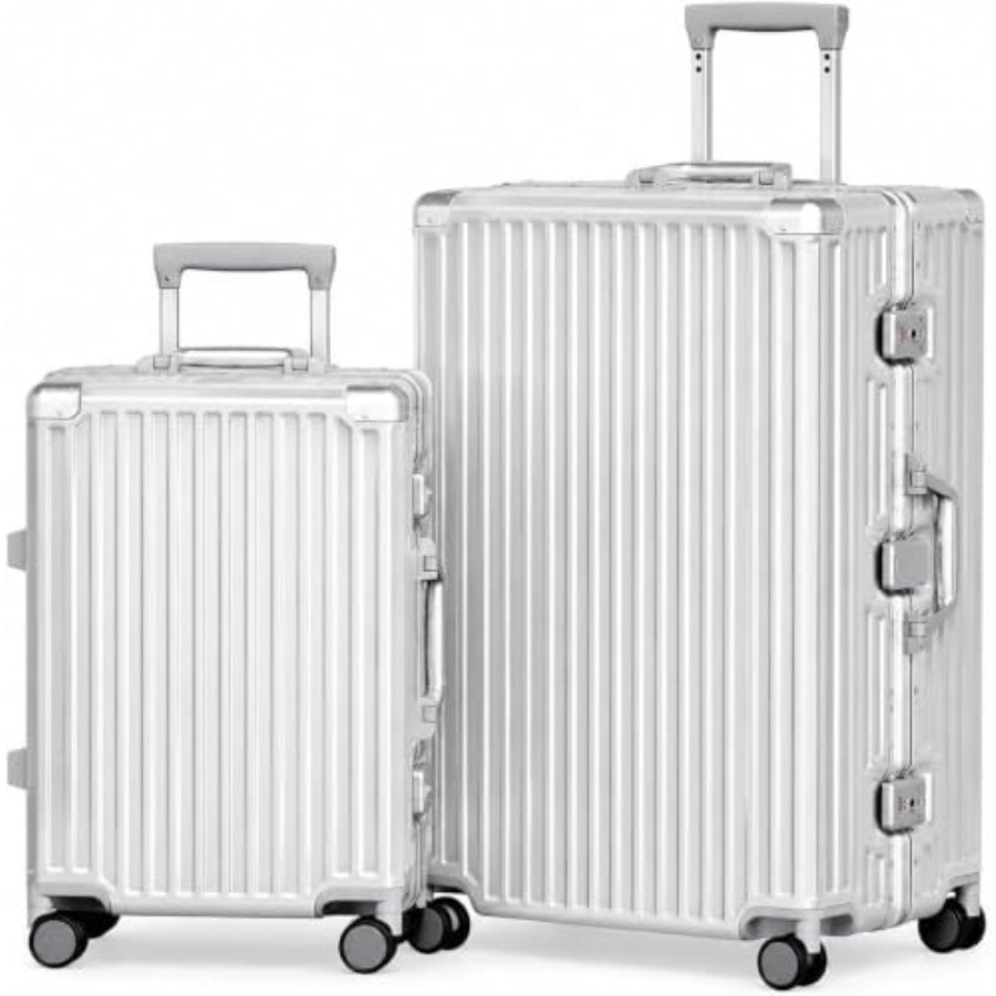 Luggage Sets 2 Pcs Aluminum Fr - Aluminum Frame Carry On Luggage 评论和价格