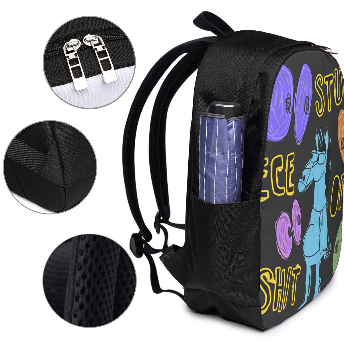 Cartoon Bojack Horseman Stupid - Travel Bags 评论和价格