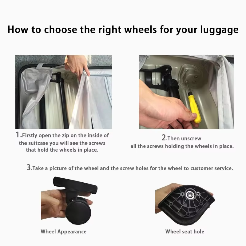 For 41Z# Luggage Spinner Wheel - Silent Replacement Luggage Wheels 评论和价格