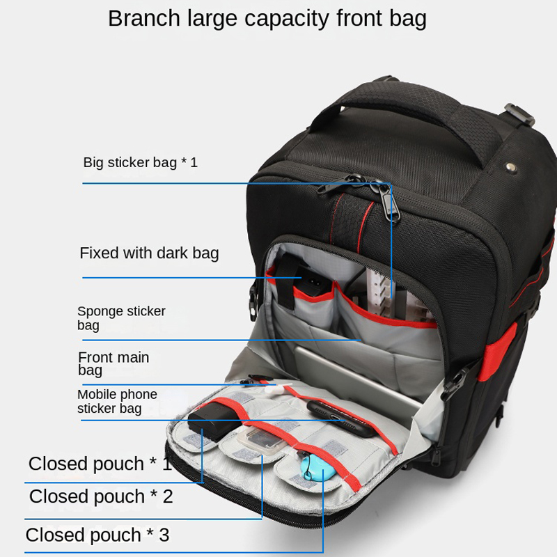 Trolley Photography Backpack P - Foldable Rolling Luggage Bag 评论和价格