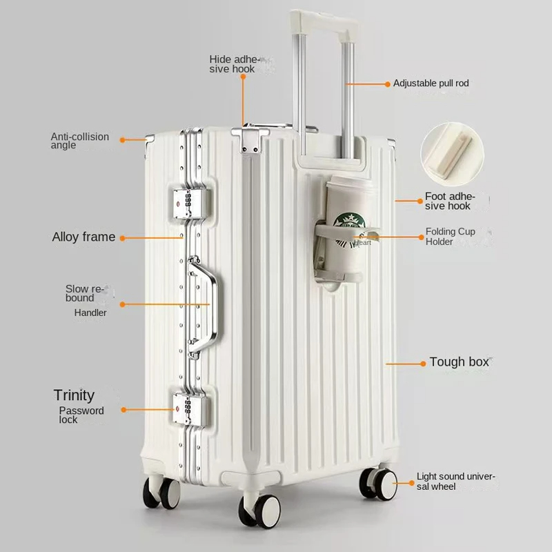 20-30 inch Update Hot Aluminum - Aluminum Frame Carry On Luggage 评论和价格