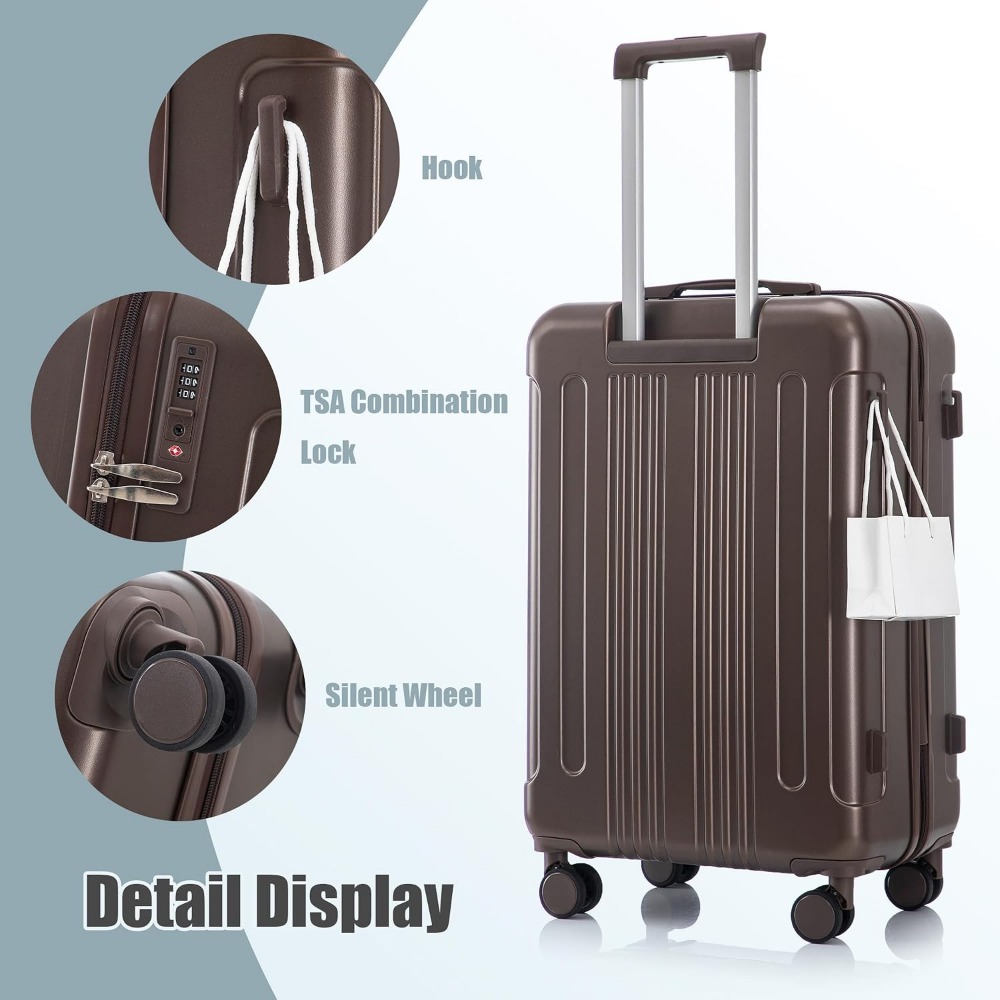 3 Piece Luggage Set Expandable - Expandable Hard Shell Luggage Set 评论和价格
