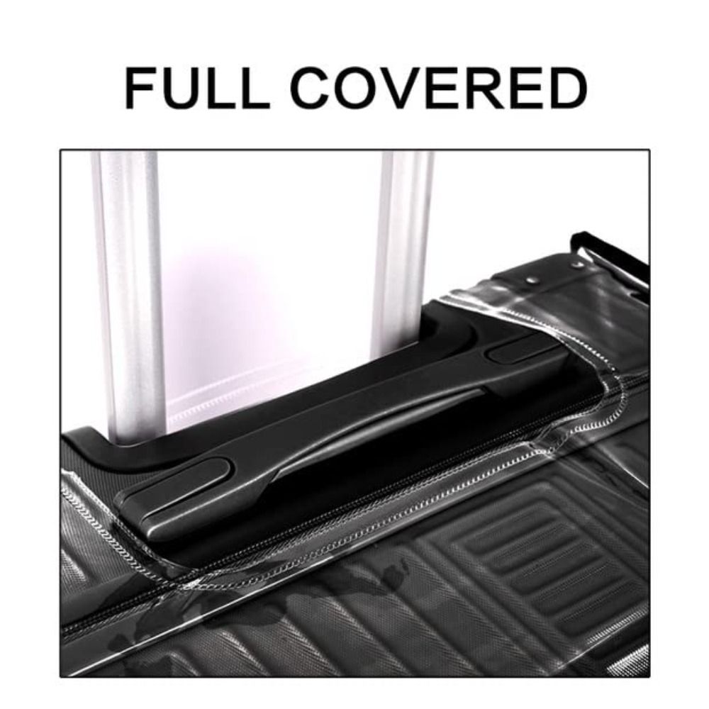 PVC Transparent Luggage Cover  - Waterproof Suitcase Cover Protector 评论和价格